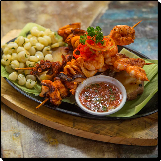 Piña Picante Grilled Shrimp Skewers